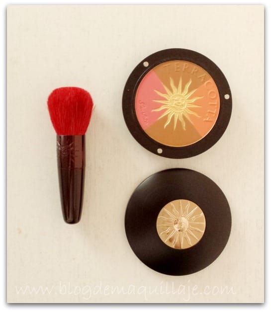 Polvos bronceadores y colorete Terracotta Sun de Guerlain y su brocha de edición especial