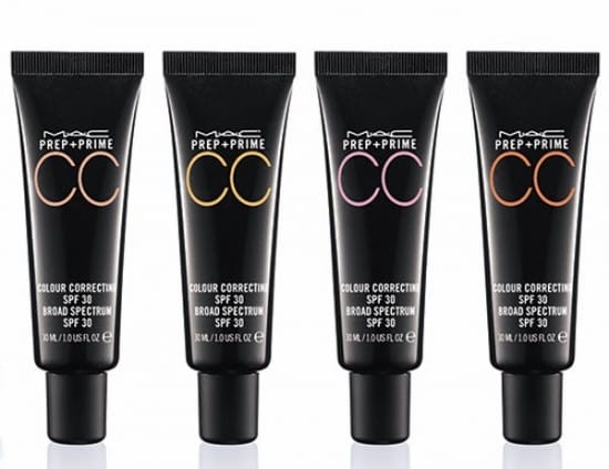 Los 4 tonos de la CC Cream Colour Correcting de MAC Cosmetics