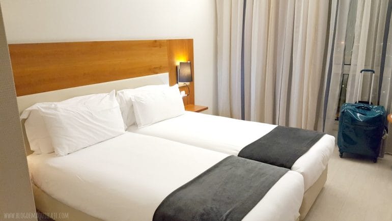 Mi comodísima habitación en el Hotel Mercure Lisboa
