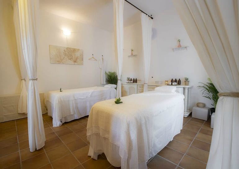 Sala de masaje y tratamiento de Alella Organic Spa