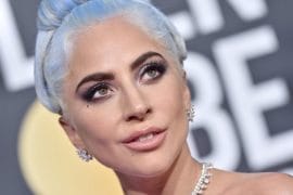 Lady Gaga en la gala de los Globos de Oro 2019