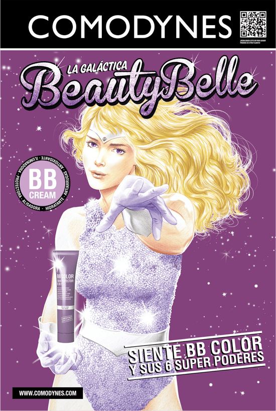 Beauty Belle, imagen de la BB Cream de Comodynes