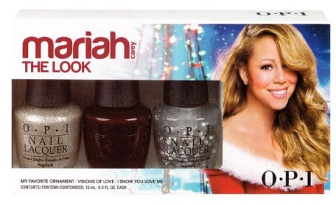 Este es el pack de 3 esmaltes de la colección Mariah Carey Holiday que yo tengo